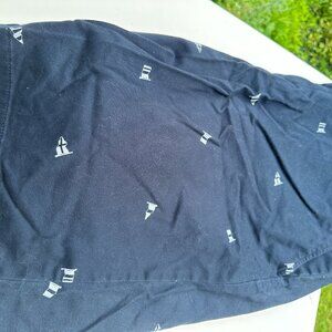 #2112 Nautica NAUTICAL THEME SHORTS NAVY BLUE W/ FLAGS SIZE 42